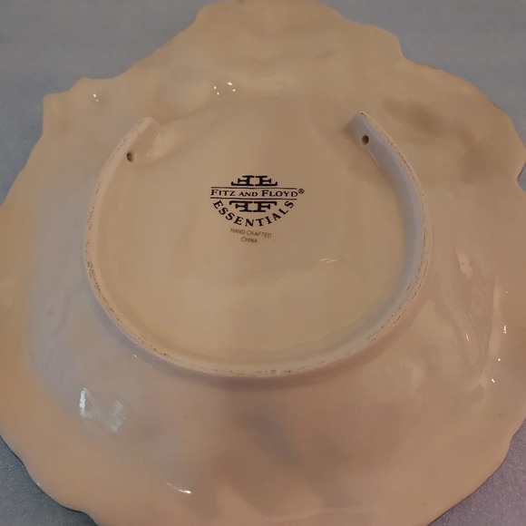 Fitz and Floyd Holiday Ho Ho Ho Santa Clause Canape Decor Plate - Picture 8 of 11